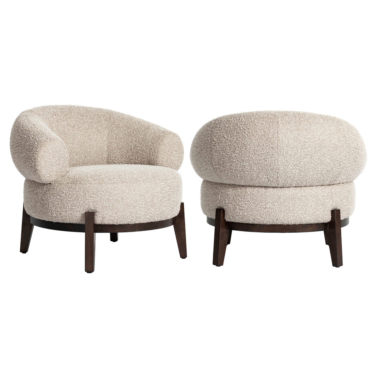 Richmond Interiors Lounge Stuhl Montana natural chunky fire retardant