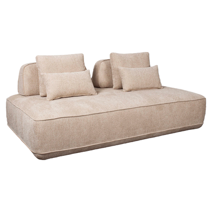 Richmond Interiors Sofa Tudor natural boldweave 2,5-seater movable backrest Sofa Richmond Interiors