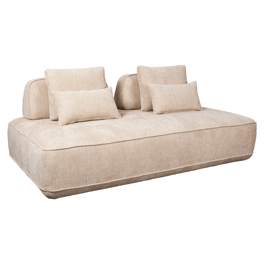 Richmond Interiors Sofa Tudor natural boldweave 2,5-seater movable backrest Sofa Richmond Interiors