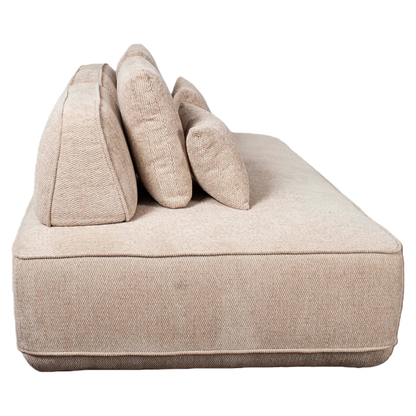 Richmond Interiors Sofa Tudor natural boldweave 2,5-seater movable backrest Sofa Richmond Interiors