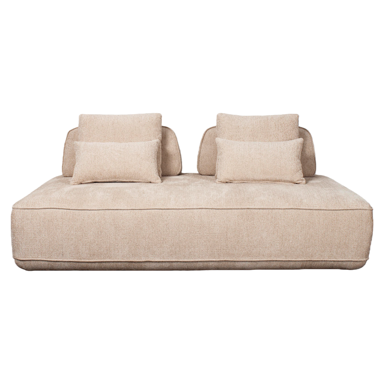 Richmond Interiors Sofa Tudor natural boldweave 2,5-seater movable backrest Sofa Richmond Interiors