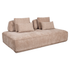 Richmond Interiors Sofa Tudor mocca boldweave 2,5-seater movable backrest Sofa Richmond Interiors