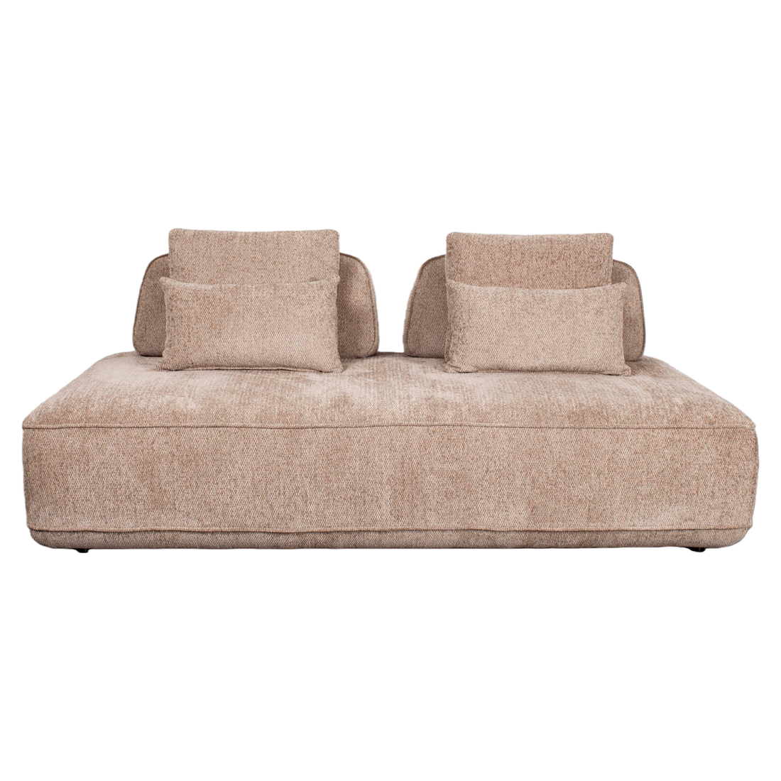 Richmond Interiors Sofa Tudor mocca boldweave 2,5-seater movable backrest Sofa Richmond Interiors
