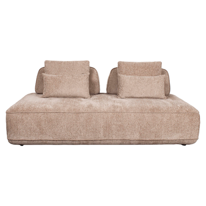 Richmond Interiors Sofa Tudor mocca boldweave 2,5-seater movable backrest Richmond Interiors