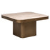 Richmond Interiors Couchtisch Claridge beige 70x70 (cumulus) Couchtisch Richmond Interiors