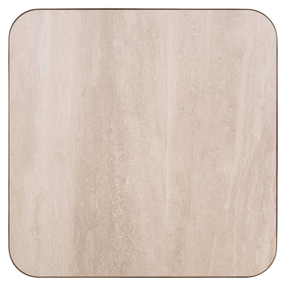 Richmond Interiors Couchtisch Claridge beige 90x90 (cumulus) Couchtisch Richmond Interiors