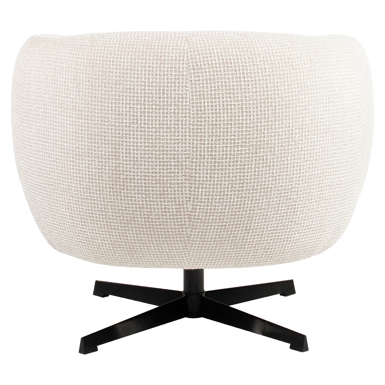 Richmond Interiors Lounge Stuhl Estelle beige blockweave swivel