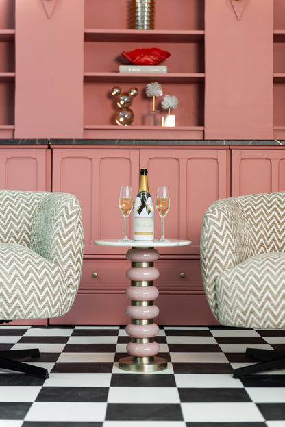 Richmond Interiors Beistelltisch Villeray pink Richmond Interiors