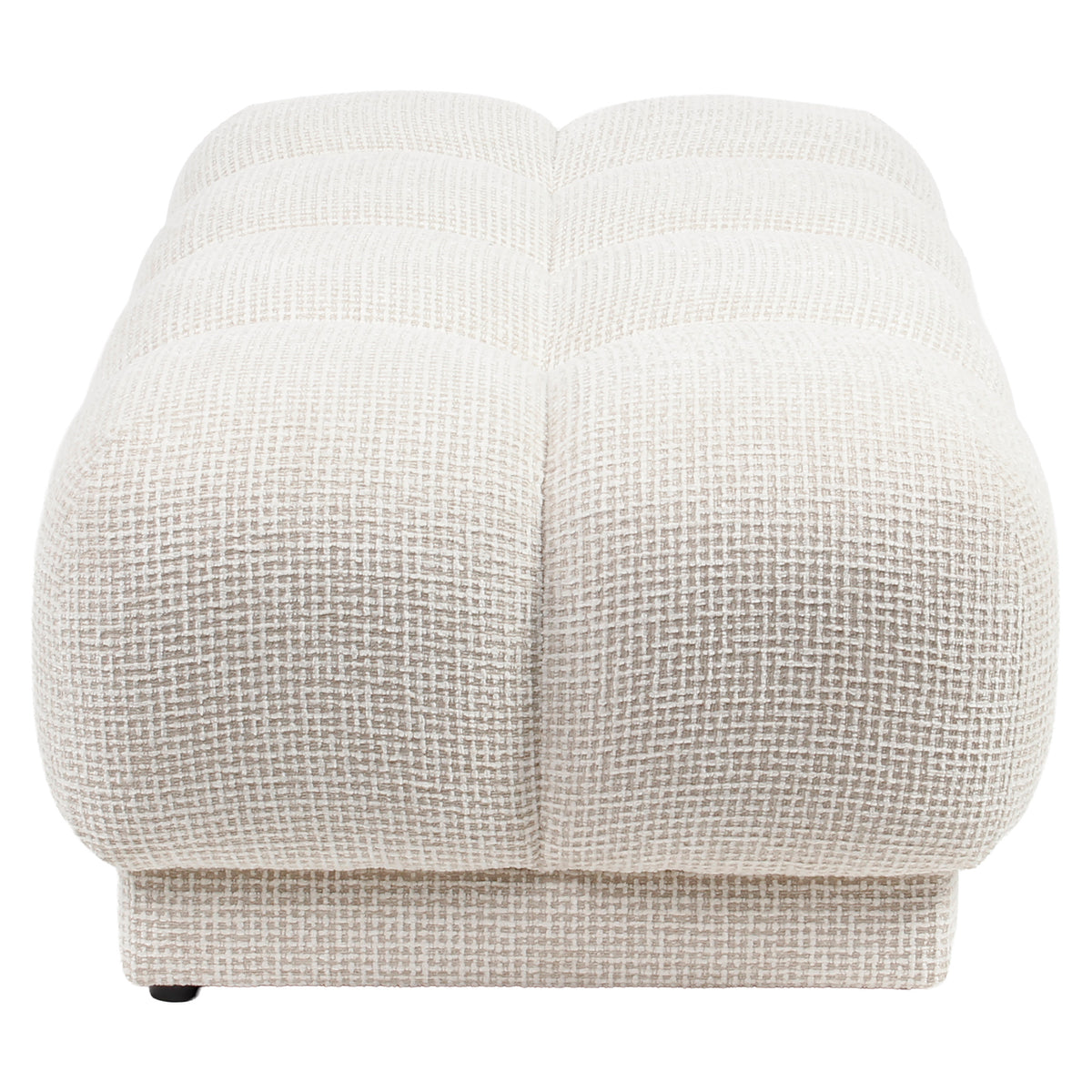Richmond Interiors Hocker &amp; Fußbank Noah beige blockweave Richmond Interiors