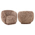 Richmond Interiors Lounge Stuhl Negreslo brown labyrinth swivel Lounge Stuhl Richmond Interiors