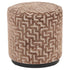 Richmond Interiors Hocker & Fußbank Lexie brown labyrinth 45Ø Hocker & Fußbank Richmond Interiors