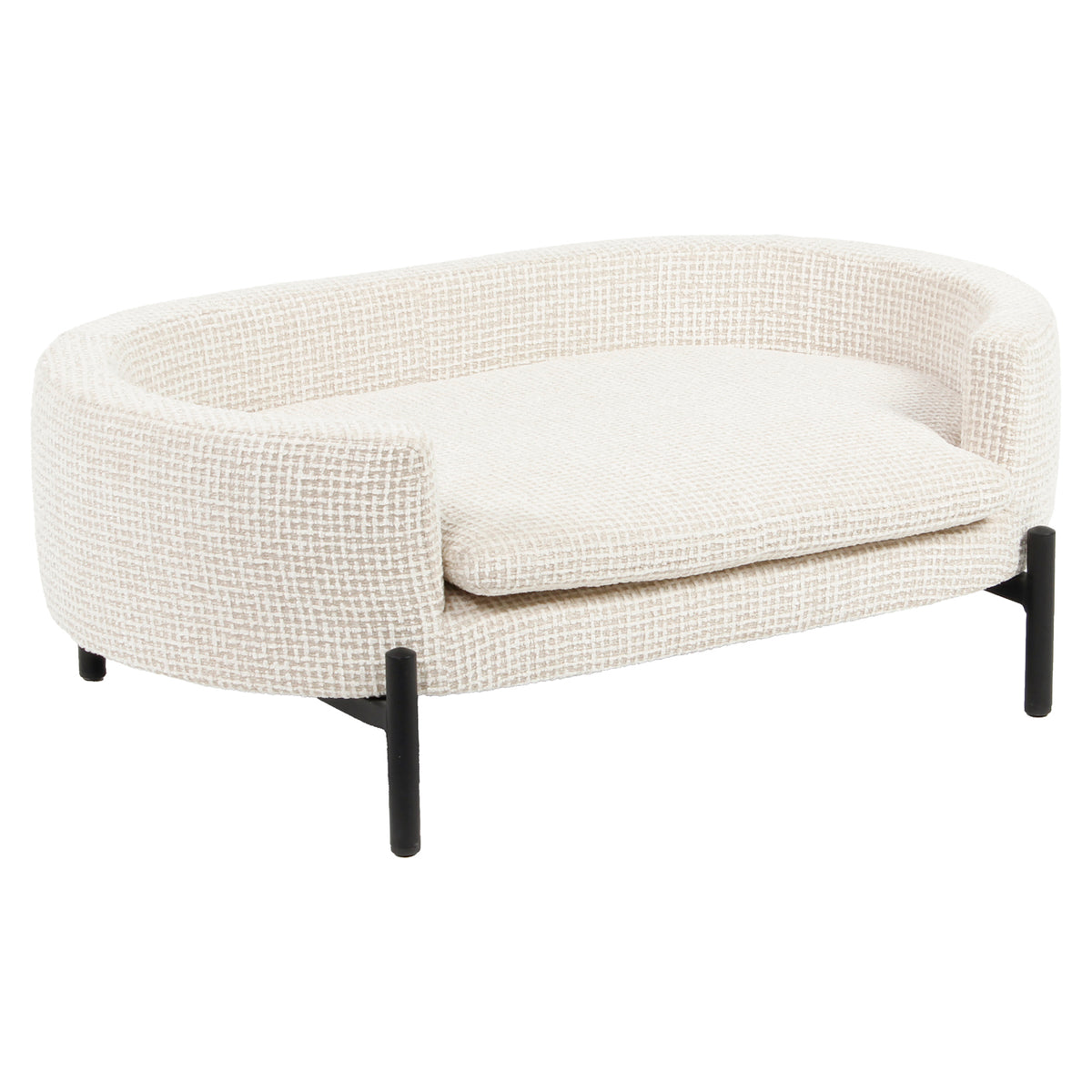 Richmond Interiors Hundebett Dolly beige blockweave Richmond Interiors