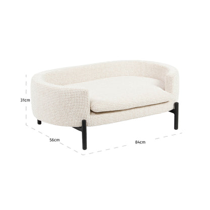 Richmond Interiors Hundebett Dolly beige blockweave Hundebett Richmond Interiors