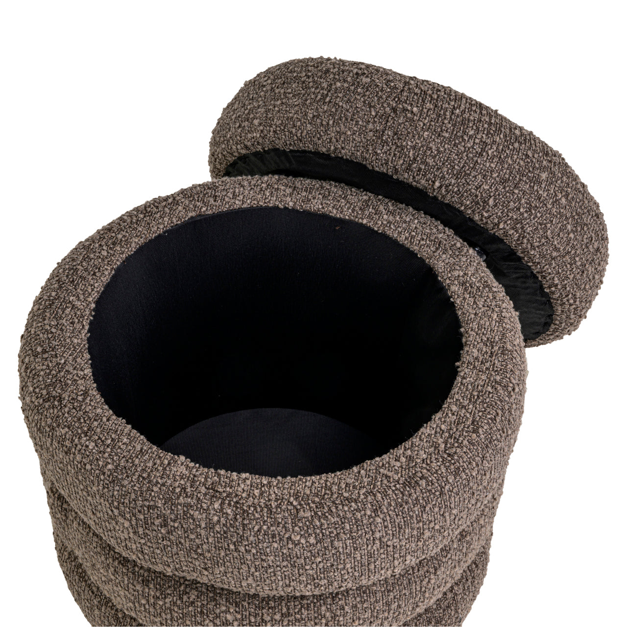 Richmond Interiors Hocker &amp; Fußbank Adele brown chunky Hocker &amp; Fußbank Richmond Interiors