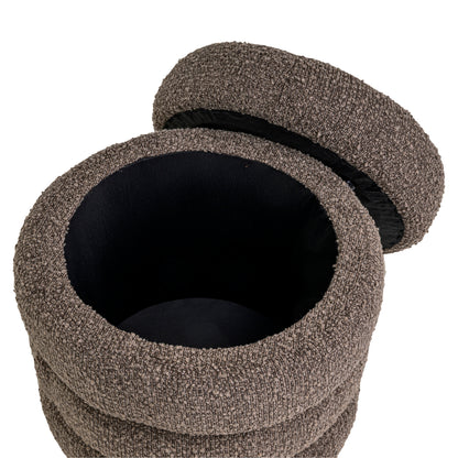 Richmond Interiors Hocker &amp; Fußbank Adele brown chunky Hocker &amp; Fußbank Richmond Interiors