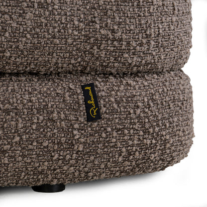 Richmond Interiors Hocker &amp; Fußbank Camille brown chunky Richmond Interiors