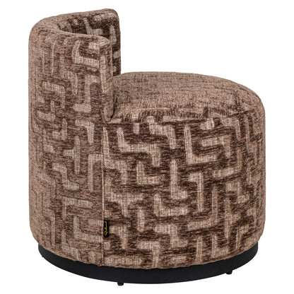 Richmond Interiors Lounge Stuhl Franny brown labyrinth Lounge Stuhl Richmond Interiors