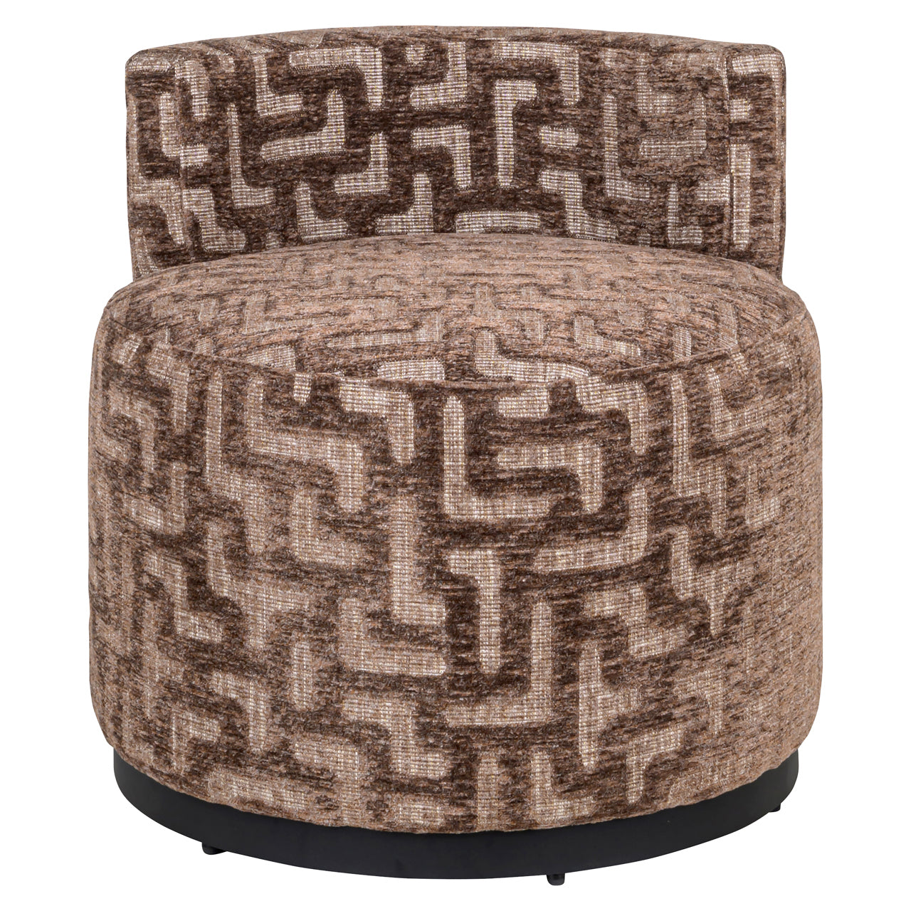 Richmond Interiors Lounge Stuhl Franny brown labyrinth Lounge Stuhl Richmond Interiors