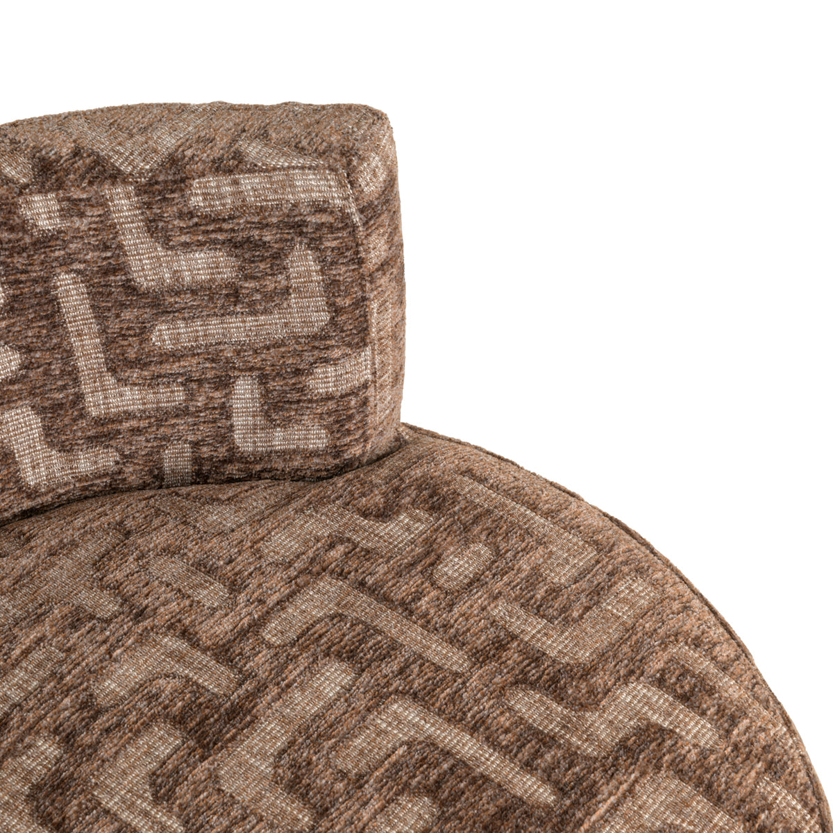 Richmond Interiors Lounge Stuhl Franny brown labyrinth Richmond Interiors