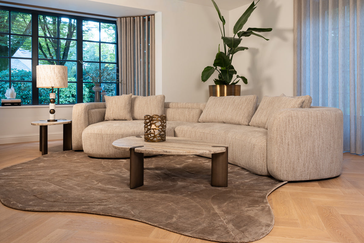 Richmond Interiors Tischlampe Kiera brass antique Richmond Interiors