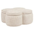 Richmond Interiors Hocker & Fußbank Corbeau sand tweed Hocker & Fußbank Richmond Interiors