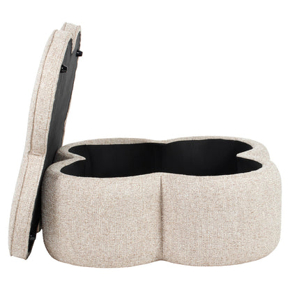 Richmond Interiors Hocker &amp; Fußbank Corbeau sand tweed Richmond Interiors
