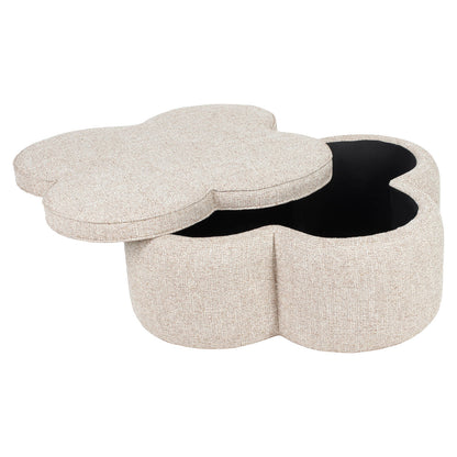 Richmond Interiors Hocker &amp; Fußbank Corbeau sand tweed Richmond Interiors