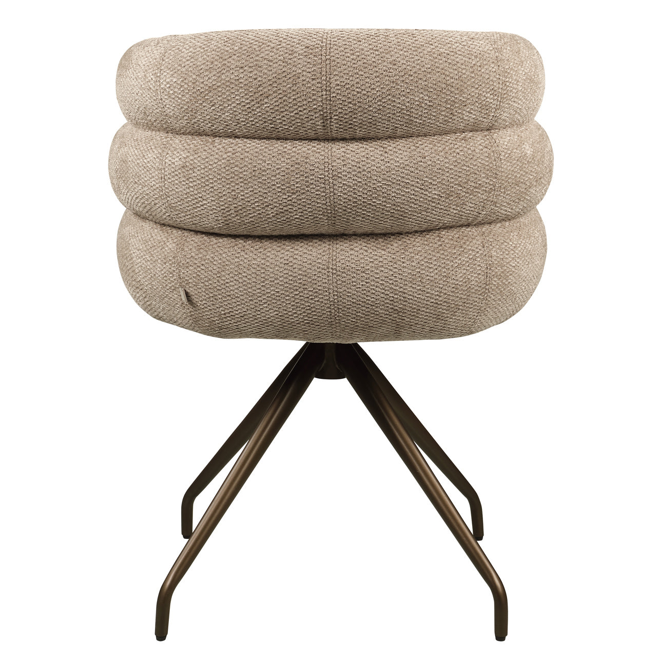 Richmond Interiors Esszimmerstuhl Kayla mocca boldweave swivel Esszimmerstuhl Richmond Interiors