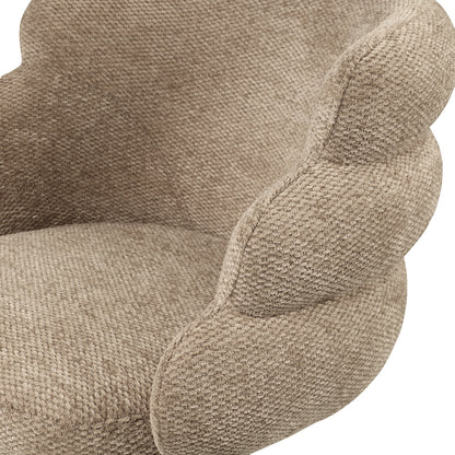 Richmond Interiors Esszimmerstuhl Kayla mocca boldweave swivel Esszimmerstuhl Richmond Interiors