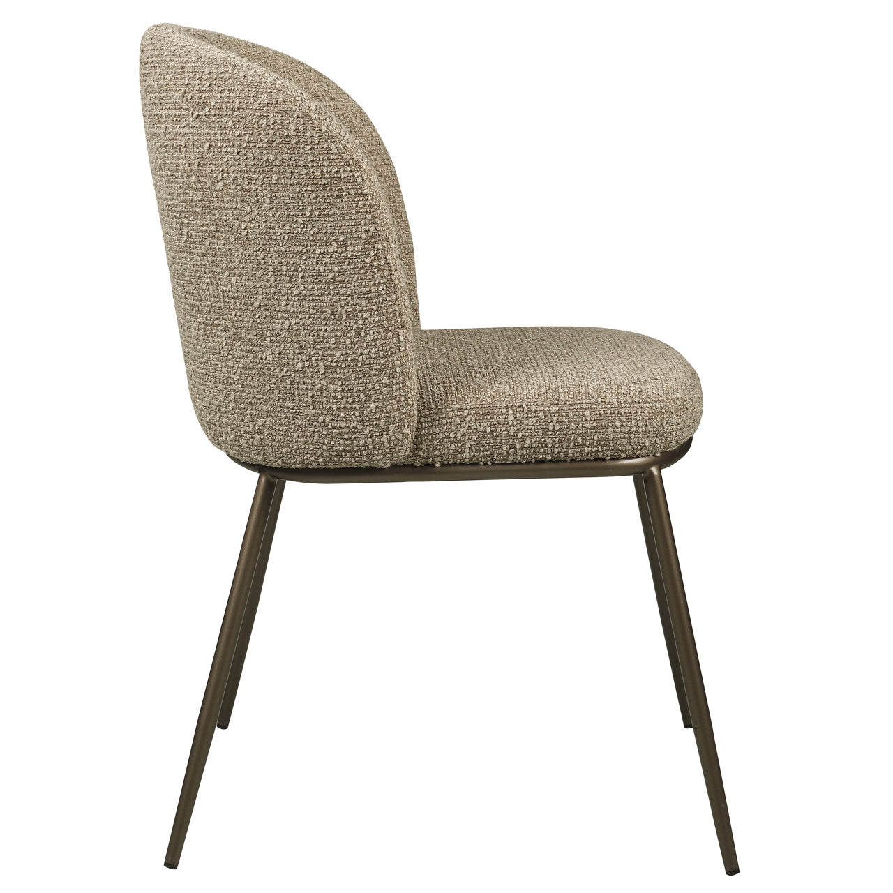 Richmond Interiors Esszimmerstuhl Elvi mocca chunky fire retardant (Set of 2) Esszimmerstuhl Richmond Interiors