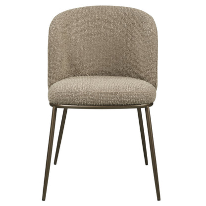 Richmond Interiors Esszimmerstuhl Elvi mocca chunky fire retardant (Set of 2) Esszimmerstuhl Richmond Interiors