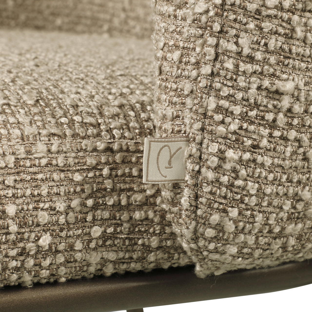 Richmond Interiors Esszimmerstuhl Elvi mocca chunky fire retardant (Set of 2) Esszimmerstuhl Richmond Interiors