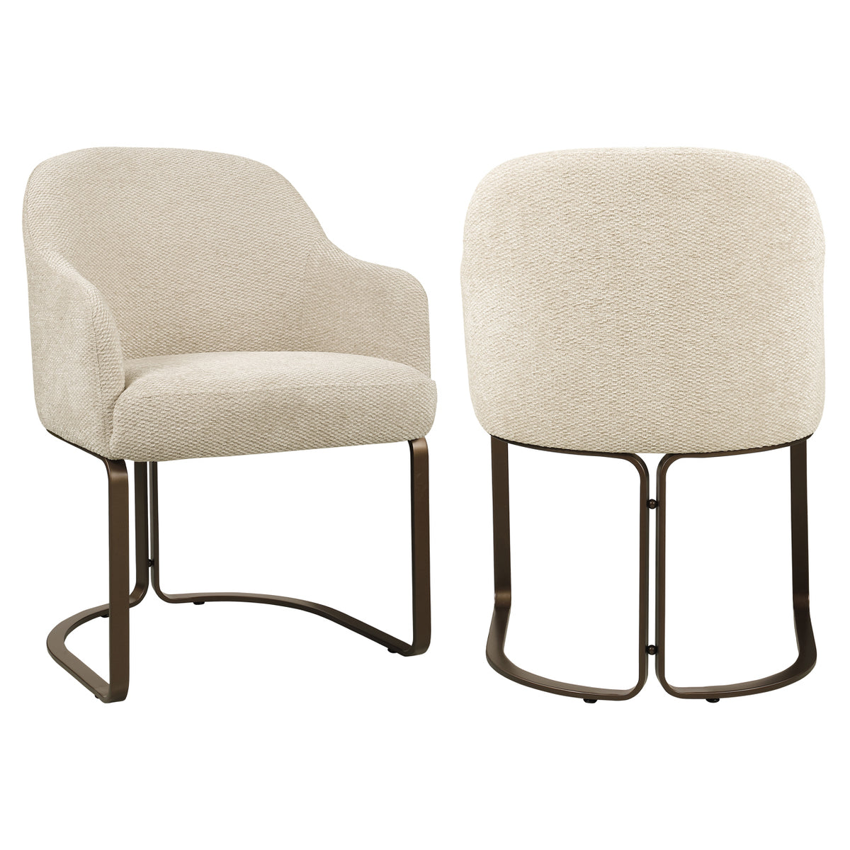 Richmond Interiors Esszimmerstuhl Hadley natural boldweave fire retardant Richmond Interiors