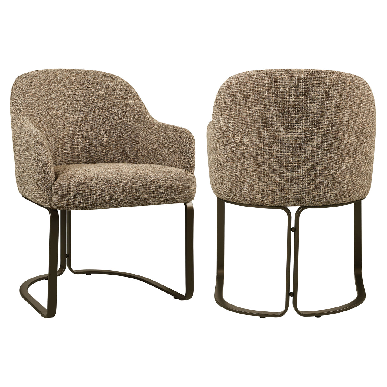 Richmond Interiors Esszimmerstuhl Hadley brown tweed fire retardant Esszimmerstuhl Richmond Interiors