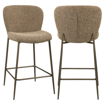 Richmond Interiors Thekenstuhl Odarby brown tweed fire retardant Thekenstuhl Richmond Interiors