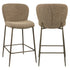 Richmond Interiors Thekenstuhl Odarby brown tweed fire retardant Thekenstuhl Richmond Interiors
