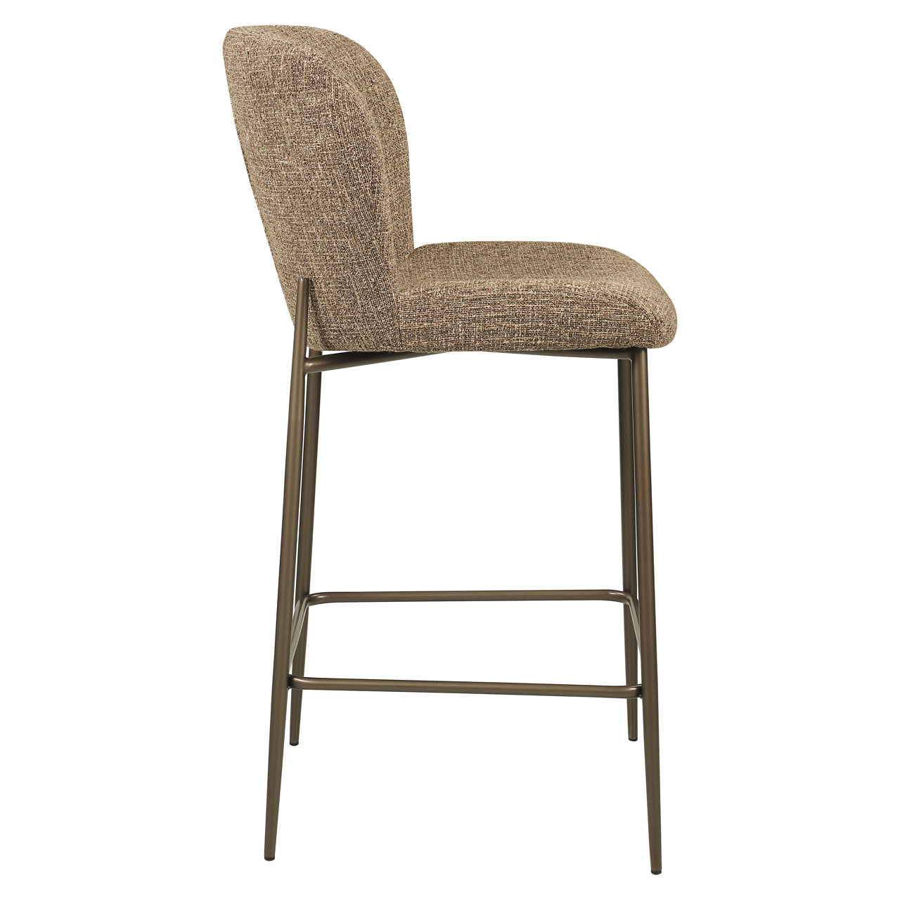 Richmond Interiors Thekenstuhl Odarby brown tweed fire retardant Thekenstuhl Richmond Interiors