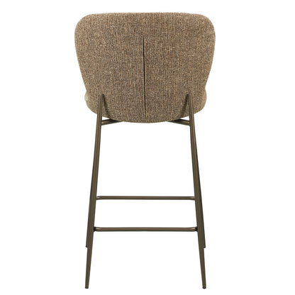 Richmond Interiors Thekenstuhl Odarby brown tweed fire retardant Thekenstuhl Richmond Interiors