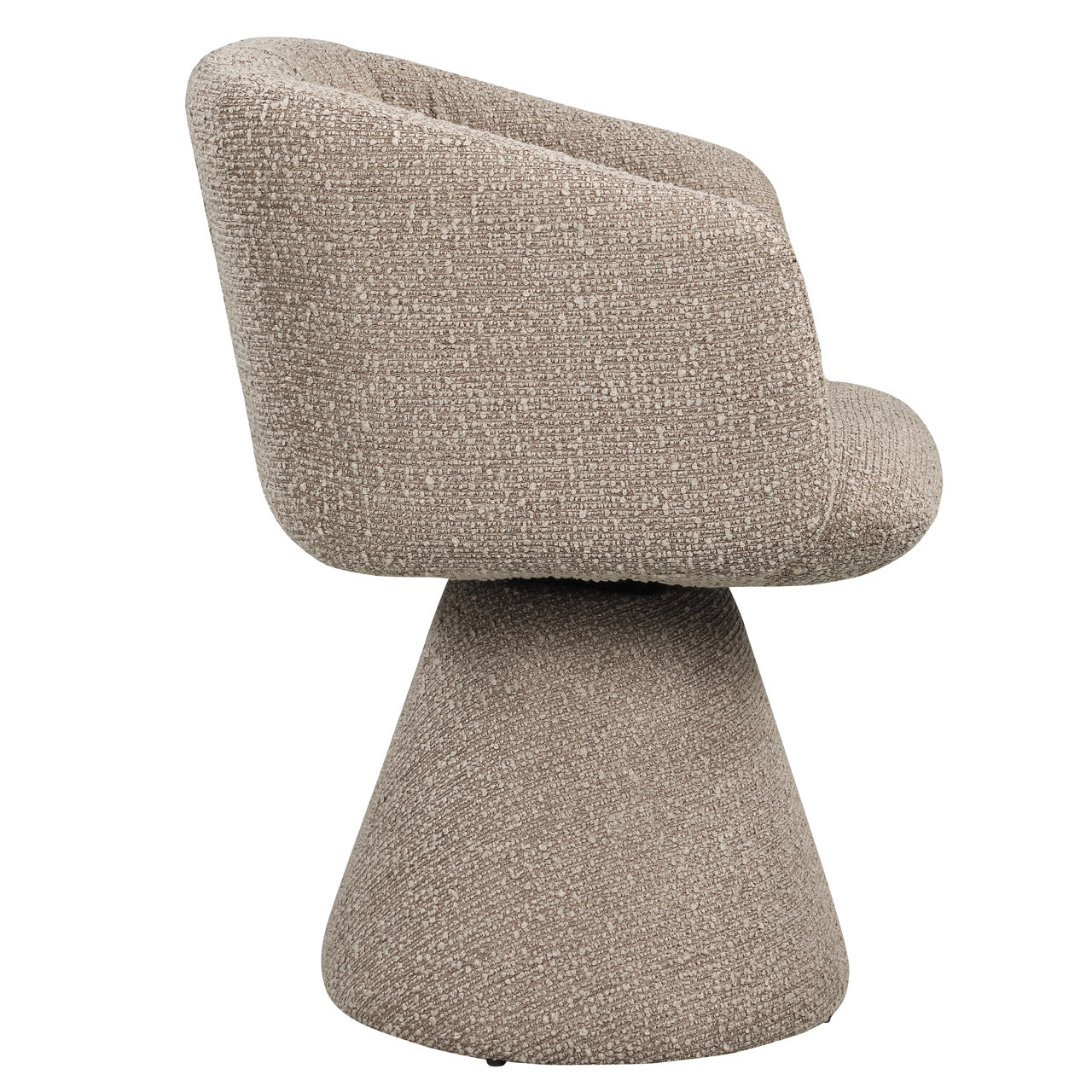 Richmond Interiors Esszimmerstuhl Madeline mocca chunky swivel Esszimmerstuhl Richmond Interiors