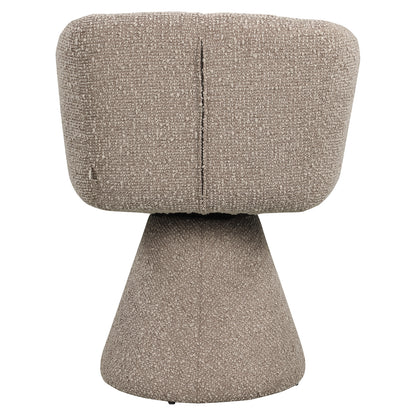 Richmond Interiors Esszimmerstuhl Madeline mocca chunky swivel Esszimmerstuhl Richmond Interiors