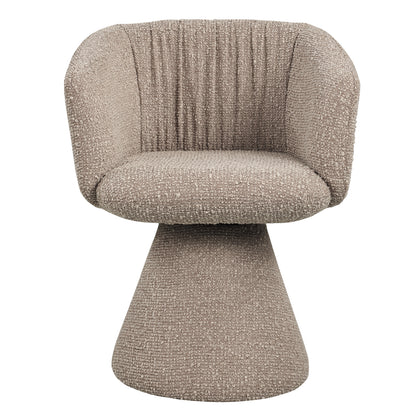 Richmond Interiors Esszimmerstuhl Madeline mocca chunky swivel Esszimmerstuhl Richmond Interiors