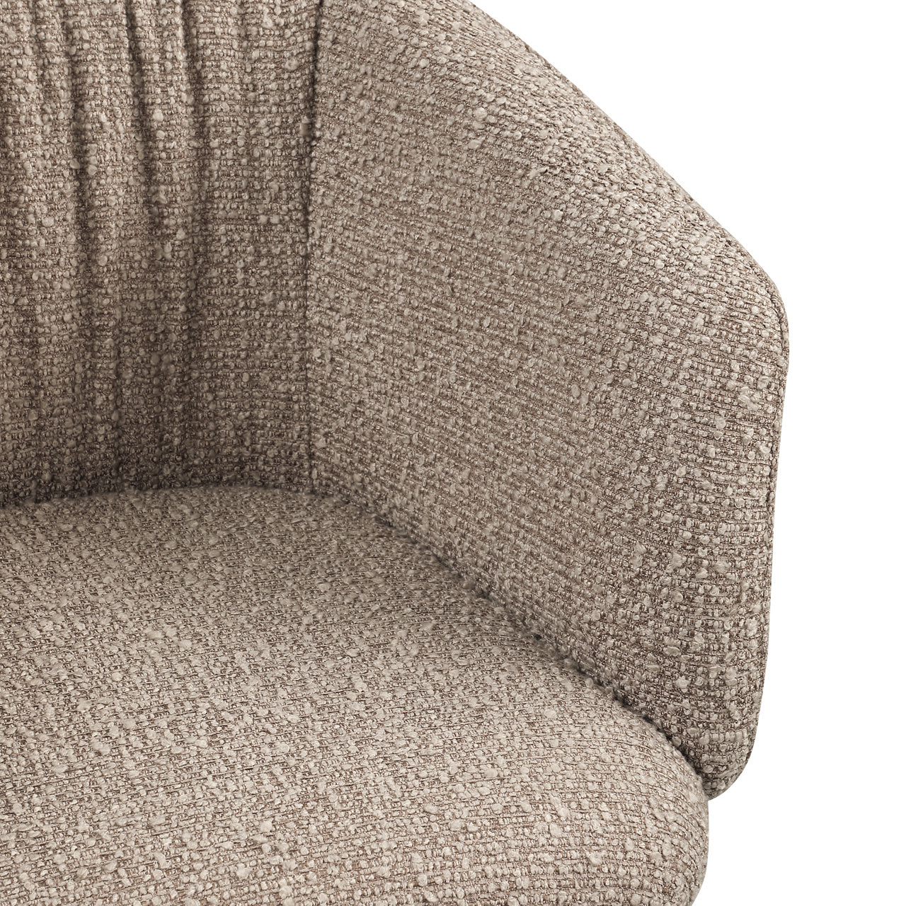 Richmond Interiors Esszimmerstuhl Madeline mocca chunky swivel Esszimmerstuhl Richmond Interiors