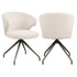 Richmond Interiors Esszimmerstuhl Milly biscotti swivel Esszimmerstuhl Richmond Interiors