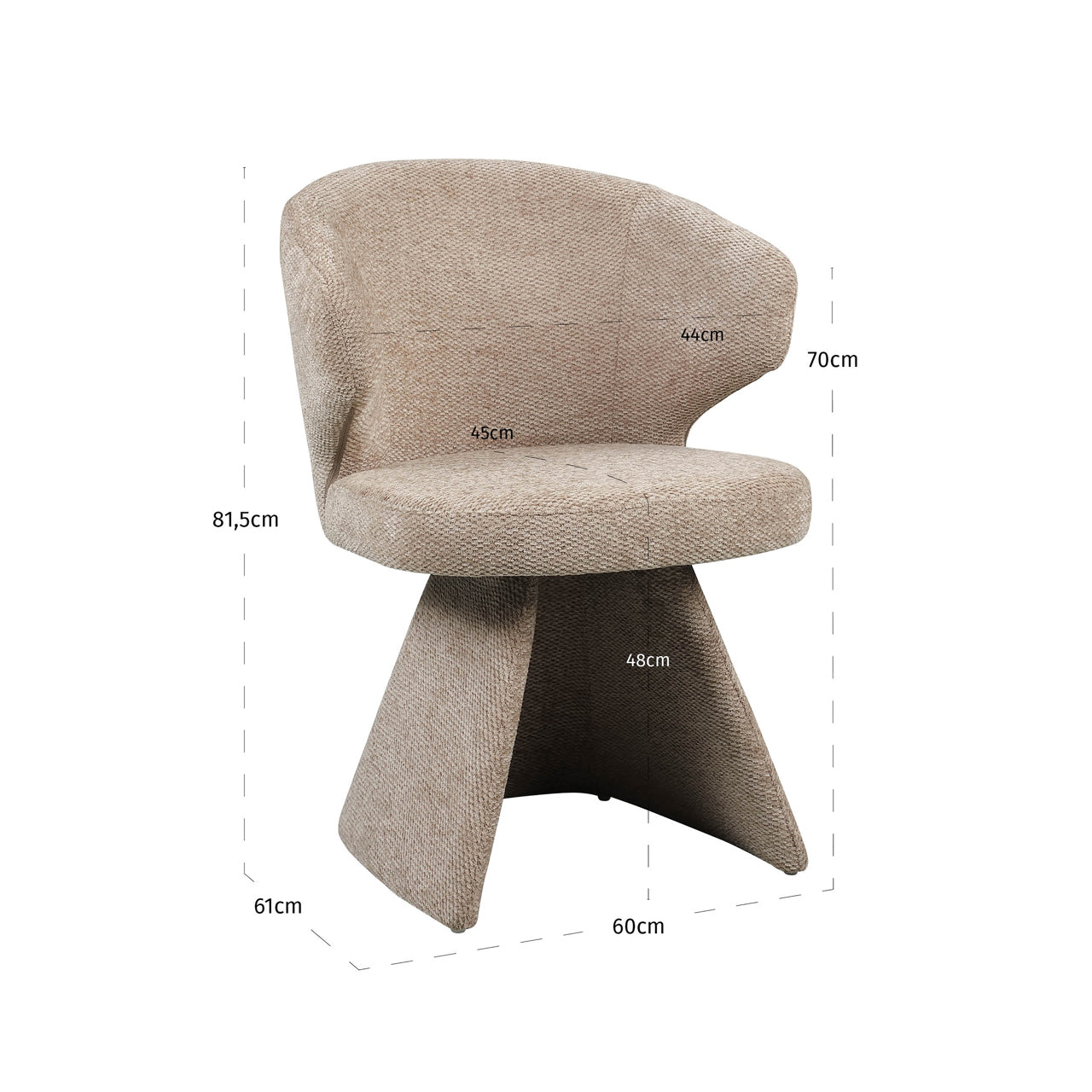 Richmond Interiors Esszimmerstuhl Zenith mocca boldweave Esszimmerstuhl Richmond Interiors