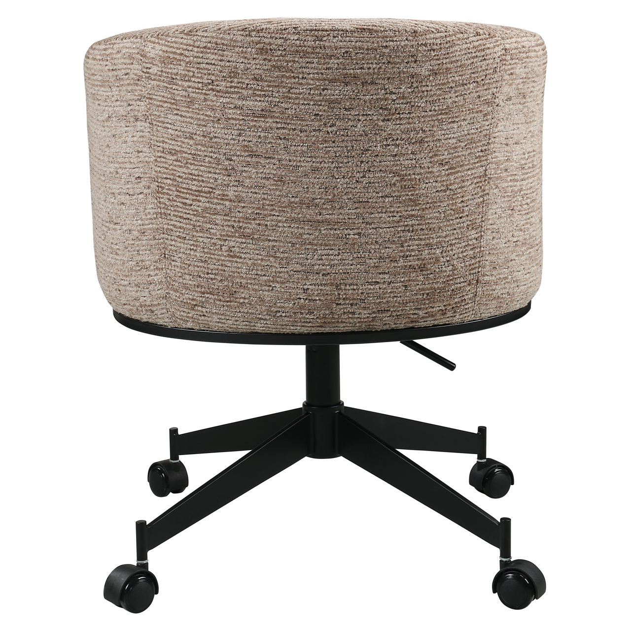 Richmond Interiors Esszimmerstuhl Rochenne mocca linear swivel on wheels Esszimmerstuhl Richmond Interiors