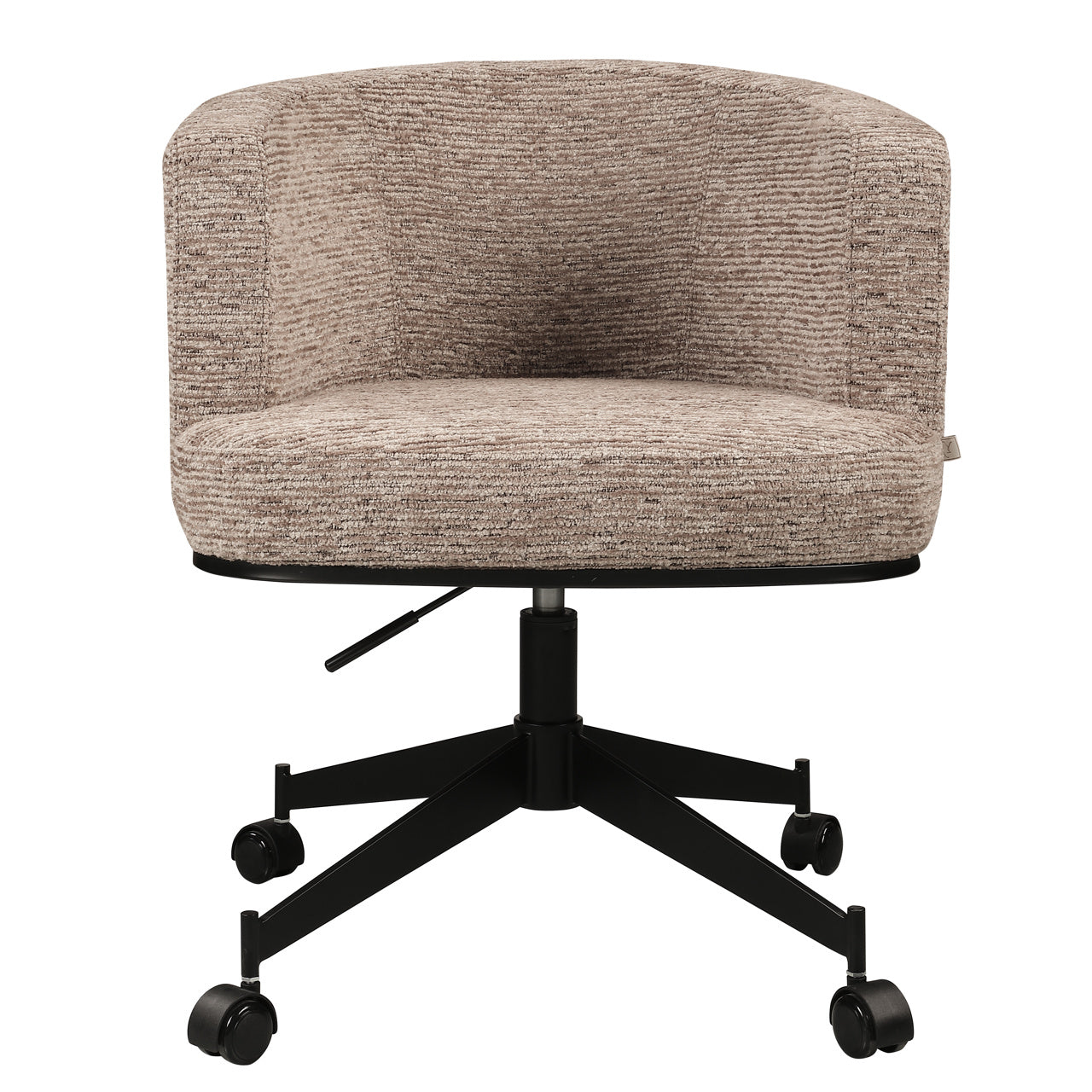 Richmond Interiors Esszimmerstuhl Rochenne mocca linear swivel on wheels Esszimmerstuhl Richmond Interiors