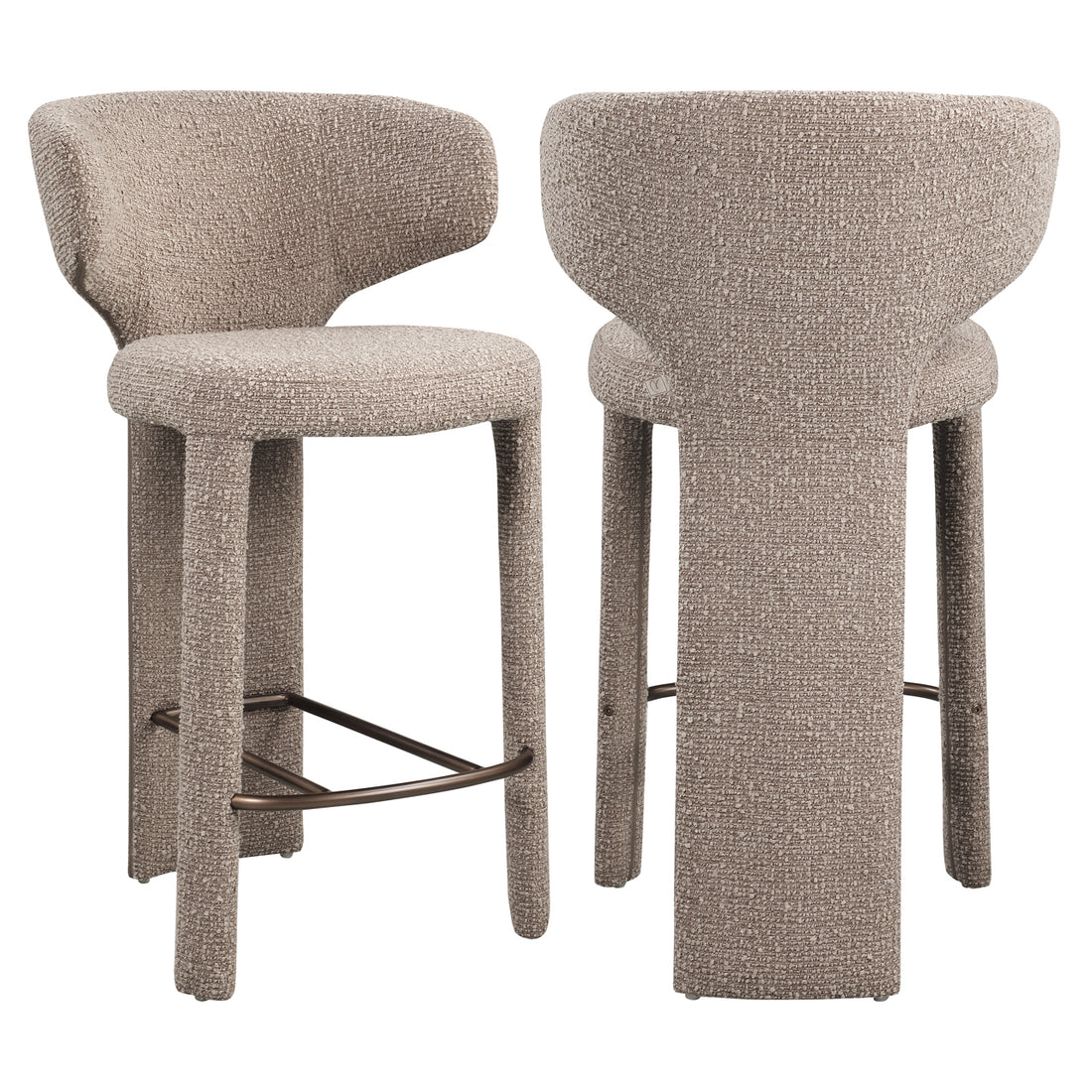 Richmond Interiors Thekenstuhl Viola mocca chunky Thekenstuhl Richmond Interiors