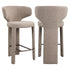 Richmond Interiors Thekenstuhl Viola mocca chunky Thekenstuhl Richmond Interiors