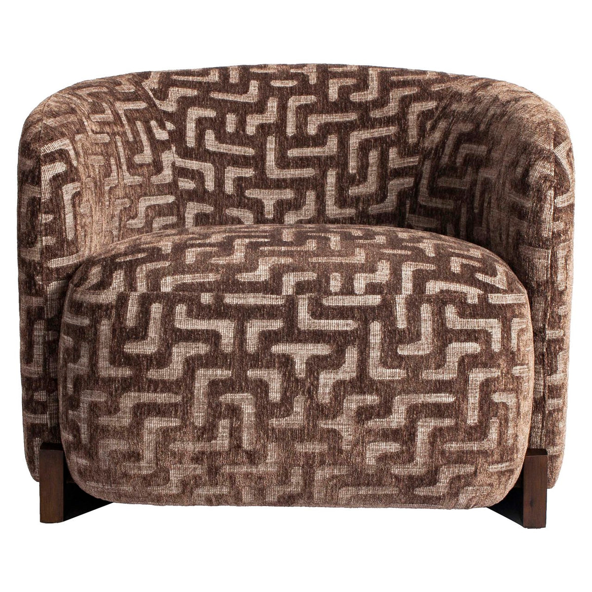 Richmond Interiors Lounge Stuhl Hannah brown labyrinth fire retardant Richmond Interiors