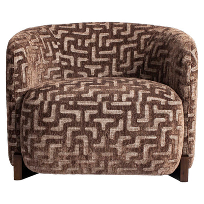 Richmond Interiors Lounge Stuhl Hannah brown labyrinth fire retardant Richmond Interiors